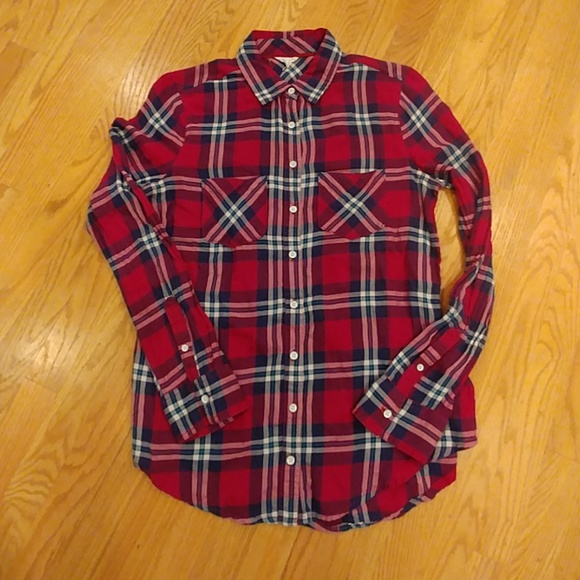 Aeropostale Tops - Aero LS Plaid Button Down Shirt S/P